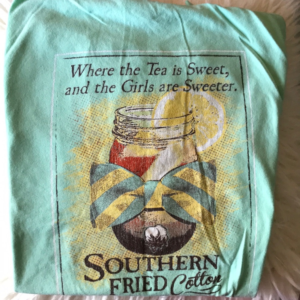 NEVER WORN Southern Fried Cotton Tee